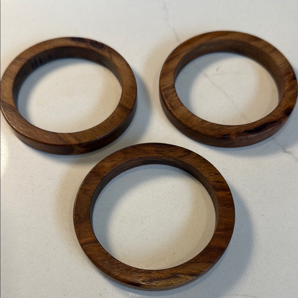 Wooden Bangle Set - Picture 2 of 3